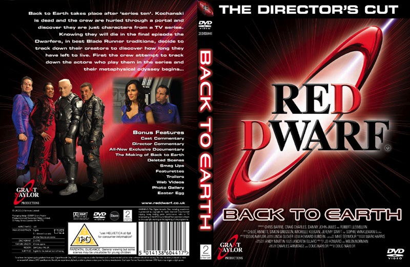 Back To Earth Dvd Cover Art News Red Dwarf The Official Website