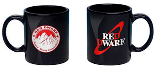 Jupiter Mining Corporation and Red Dwarf mugs