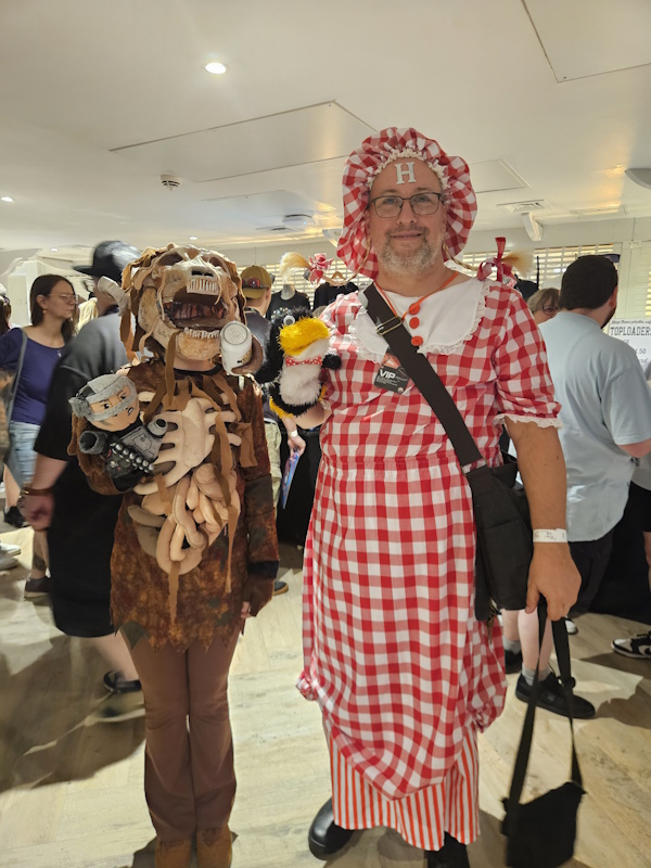 Costume competition at the convention